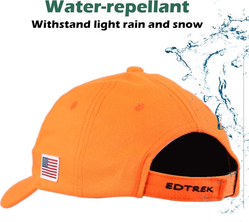 EDTREK Elite Youth High Performance Hunting Hat - Boys Girls Kids Camo Hat and Blaze Orange Baseball Cap - Image 4
